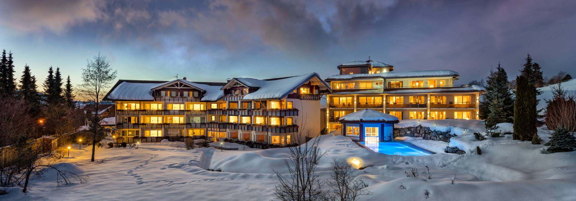 Winter, Außenansicht, Hotel